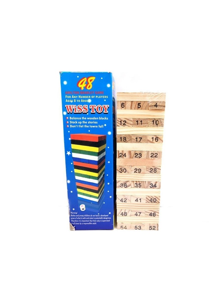 Jenga 20x6x6 - Juegos y juguetes