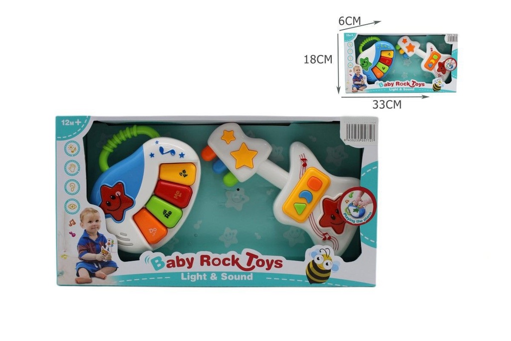 Juguetes interactivos con luz y sonido 33x18x6 cm - Juegos infantiles