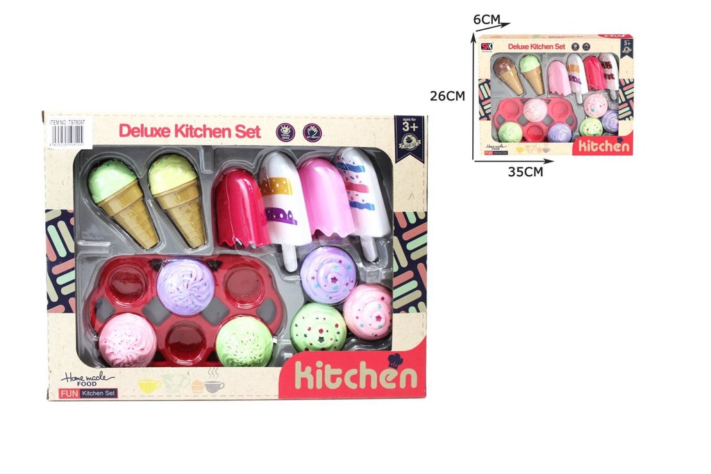 Set de cocina infantil 35x26x6 cm - Juguetes para niños