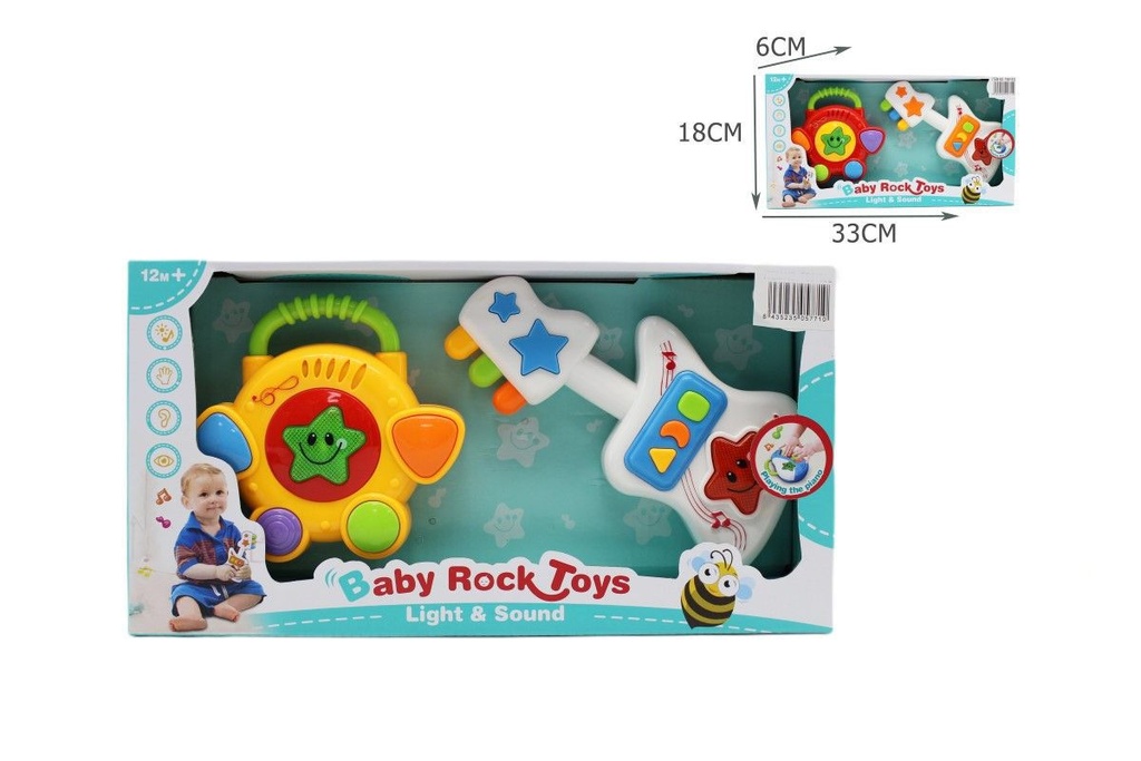 Juguetes interactivos con luz y sonido 33x18x6 cm (48) - Juegos infantiles