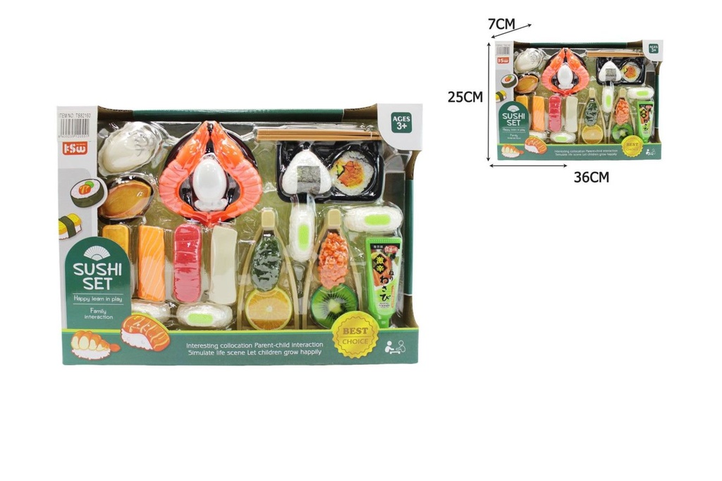 Set de sushi 36x25x7 - Juguetes de cocina