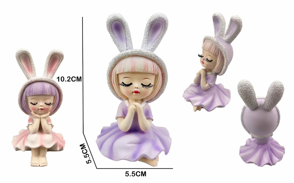 Figura de niña con kuoneila - Decoración