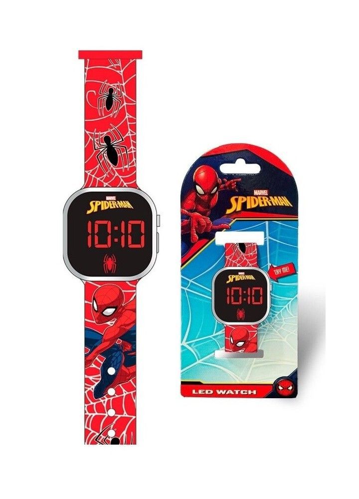 Reloj LED Spiderman (6X4) - Juguetes infantiles