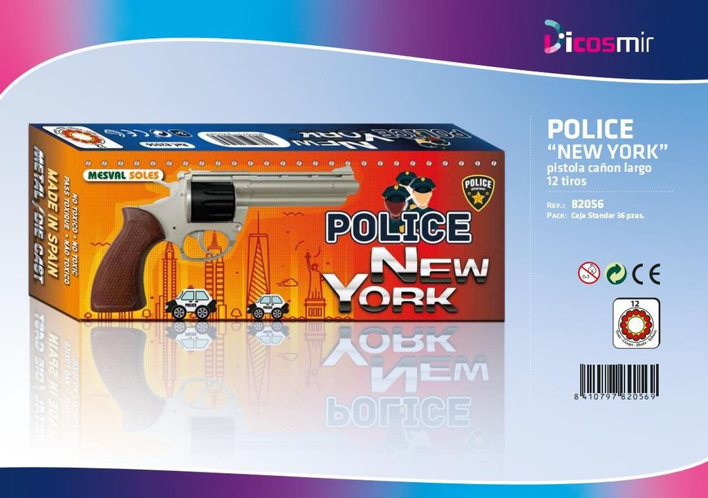 Juguete Infantil Pistola Police New York