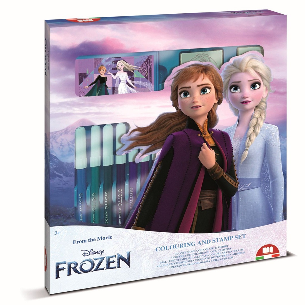 Juguete para niños - Set de rotuladores Frozen Disney lavables (18) - Material escolar