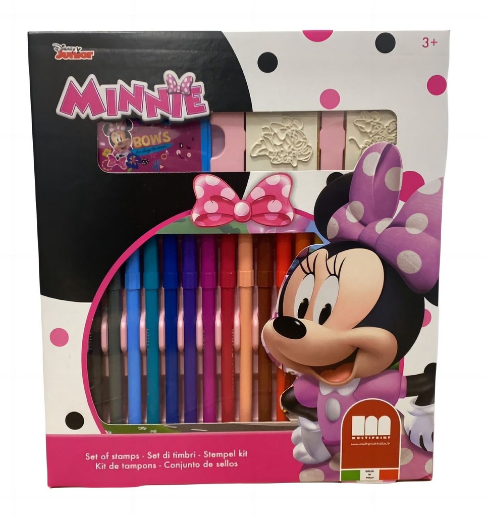 Juguete para niños - Set de rotuladores Minnie Disney lavables (18) - Material escolar