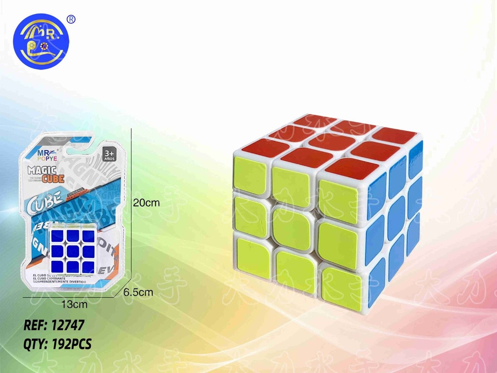 Juguete cubo de Rubik 3x3 (192) - Juguetes