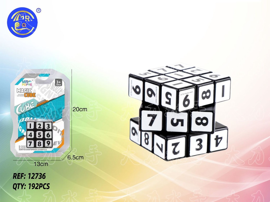 Cubo de Rubik 3x3 5.5 cm - Juguete y puzzle