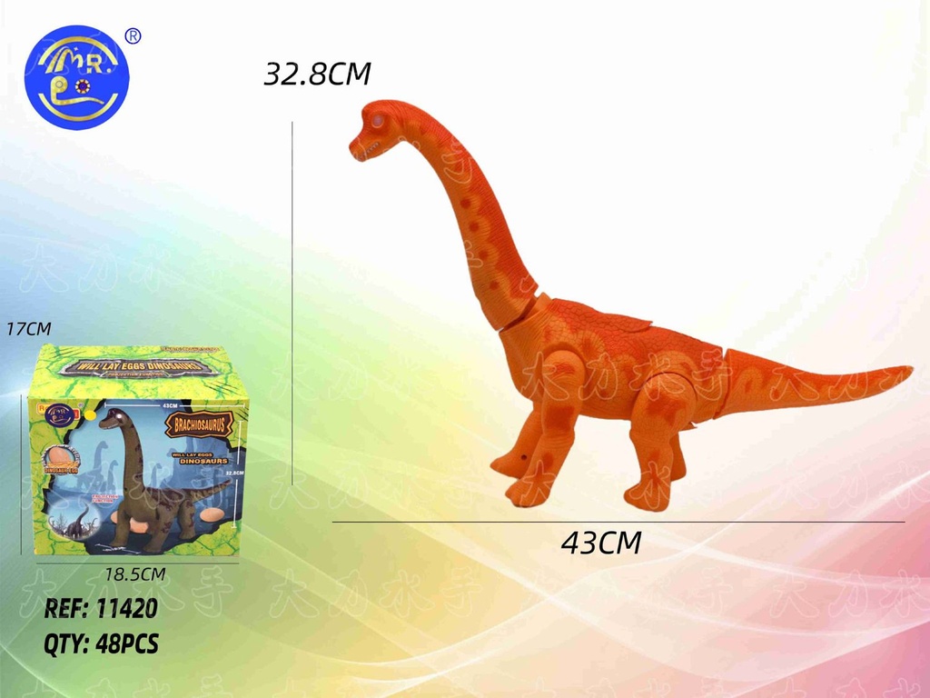 Juguete de dinosaurio electrónico con luz y sonido - Juguetes electrónicos