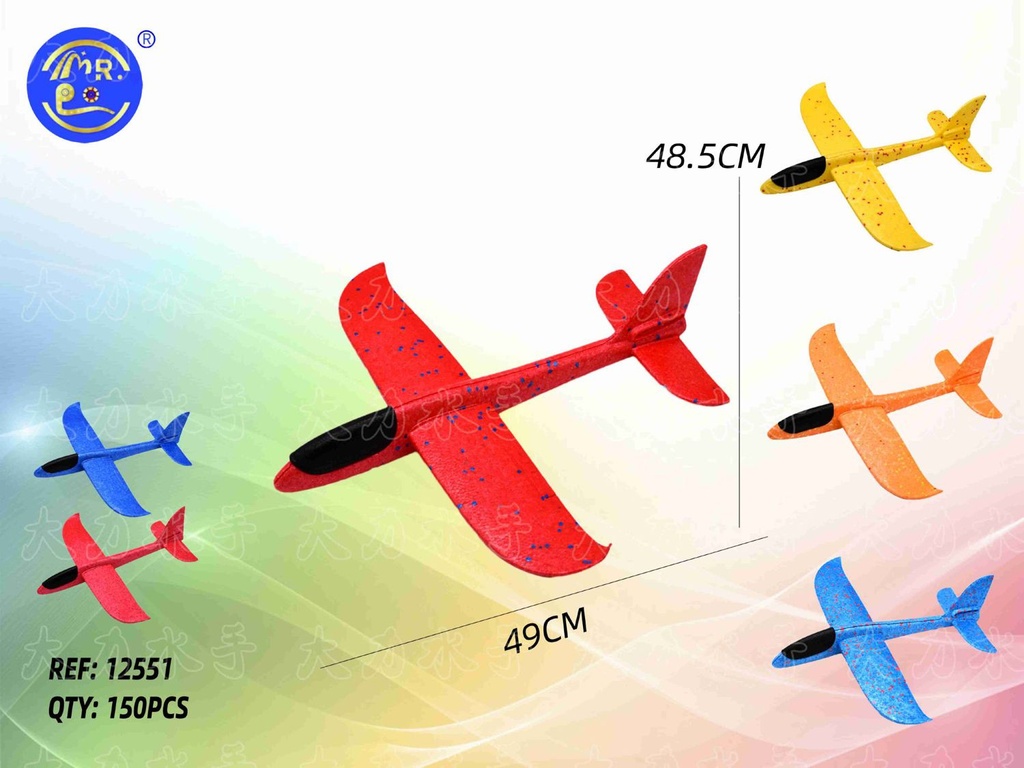 Juego de avión DIY 48 cm - Modelo de avión de espuma