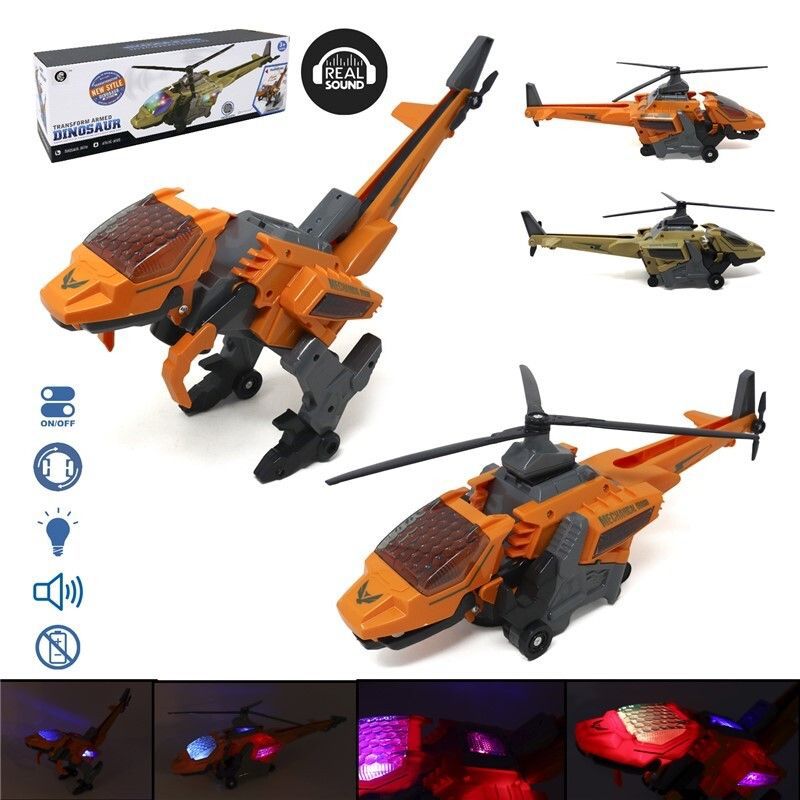 Juguete transformable helicóptero - Juguetes