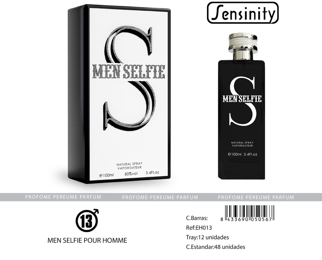 Perfume para hombres MEN SELFIE - Cosméticos