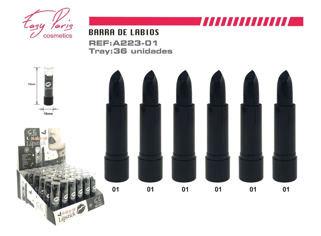 Brocha de labios negra 36/U - Labiales para festividades