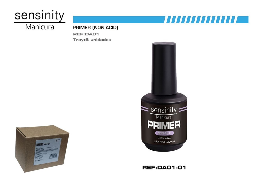 Sensinity manicura primer no ácido 15 ml - Base para uñas