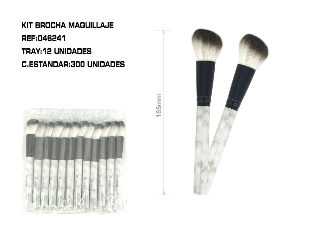 Brocha de maquillaje 12/U - Pinceles de maquillaje