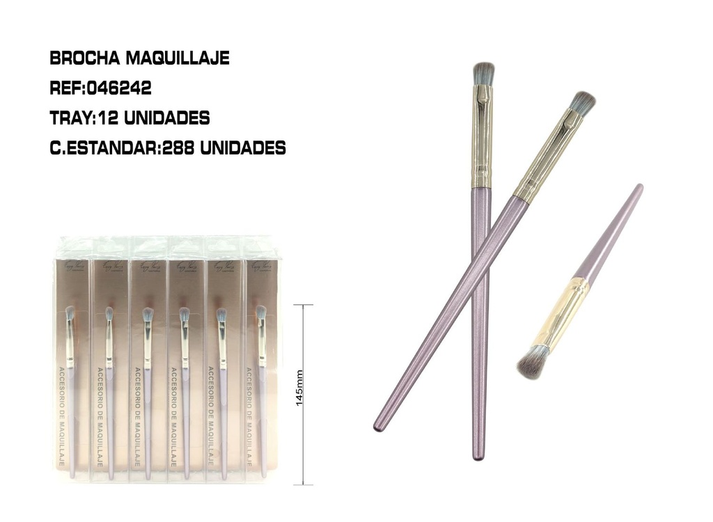 Pincel para sombras 12/U - Pinceles de maquillaje