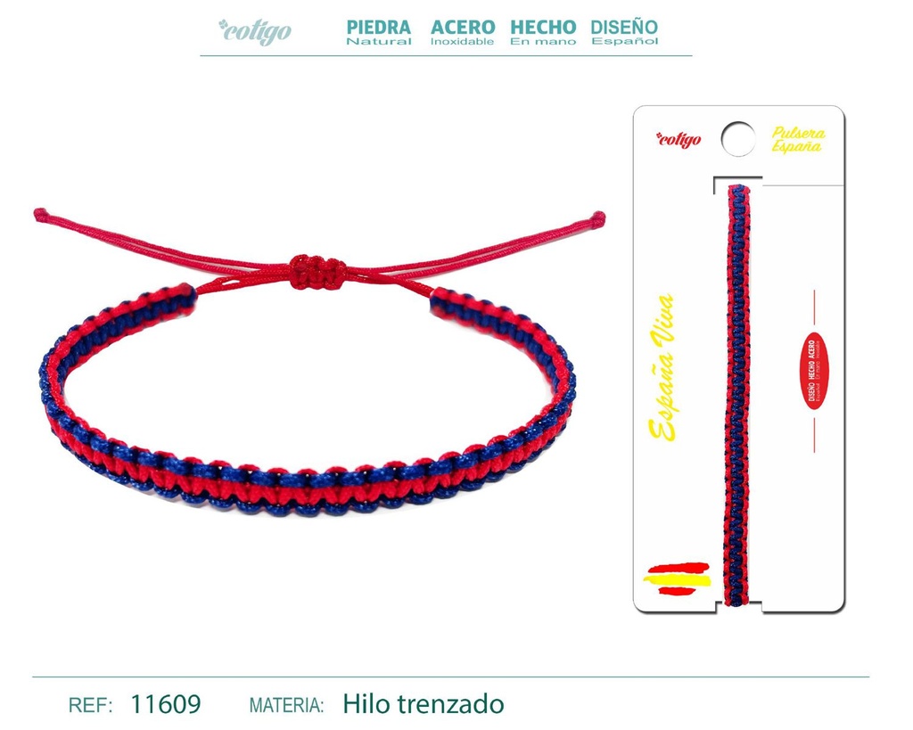 Pulsera Destino Español - Policía Nacional - Pulsera de Bandera