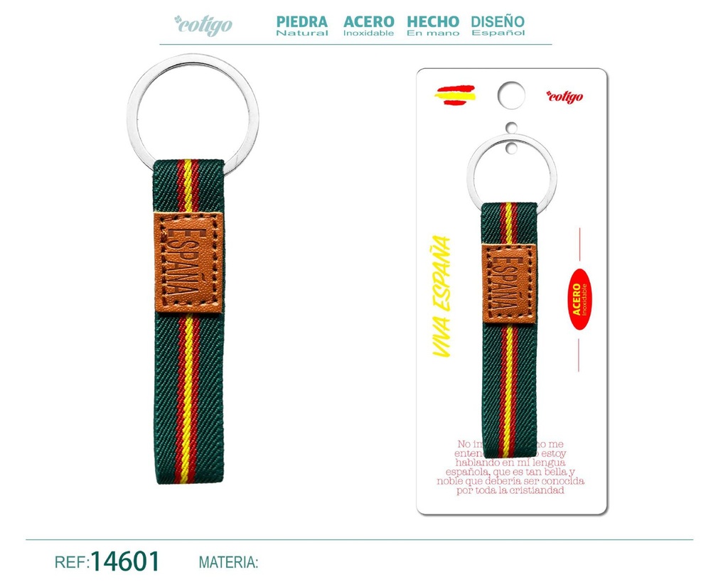 Llavero de España - Accesorios patrióticos