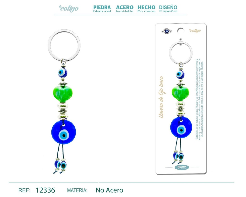 Llavero de ojo turco - Amuletos y protección