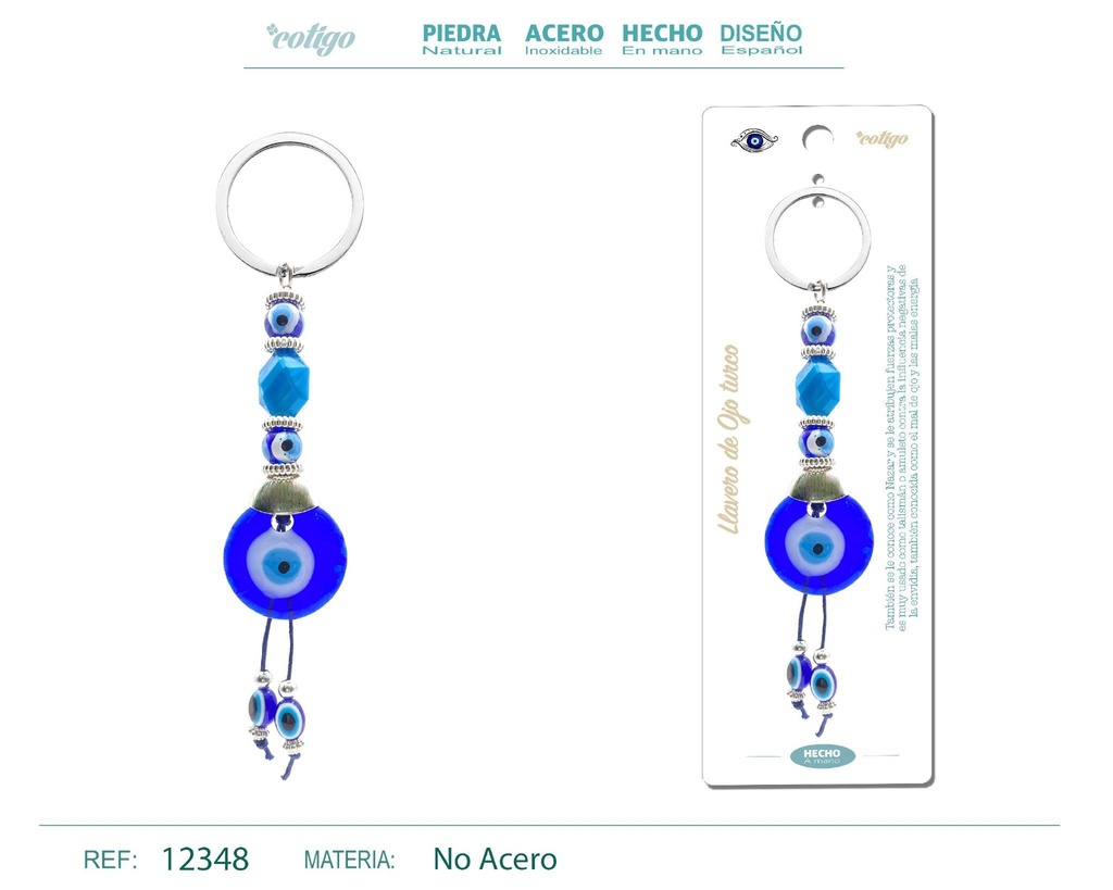 Llavero de ojo turco - Accesorios y llaveros