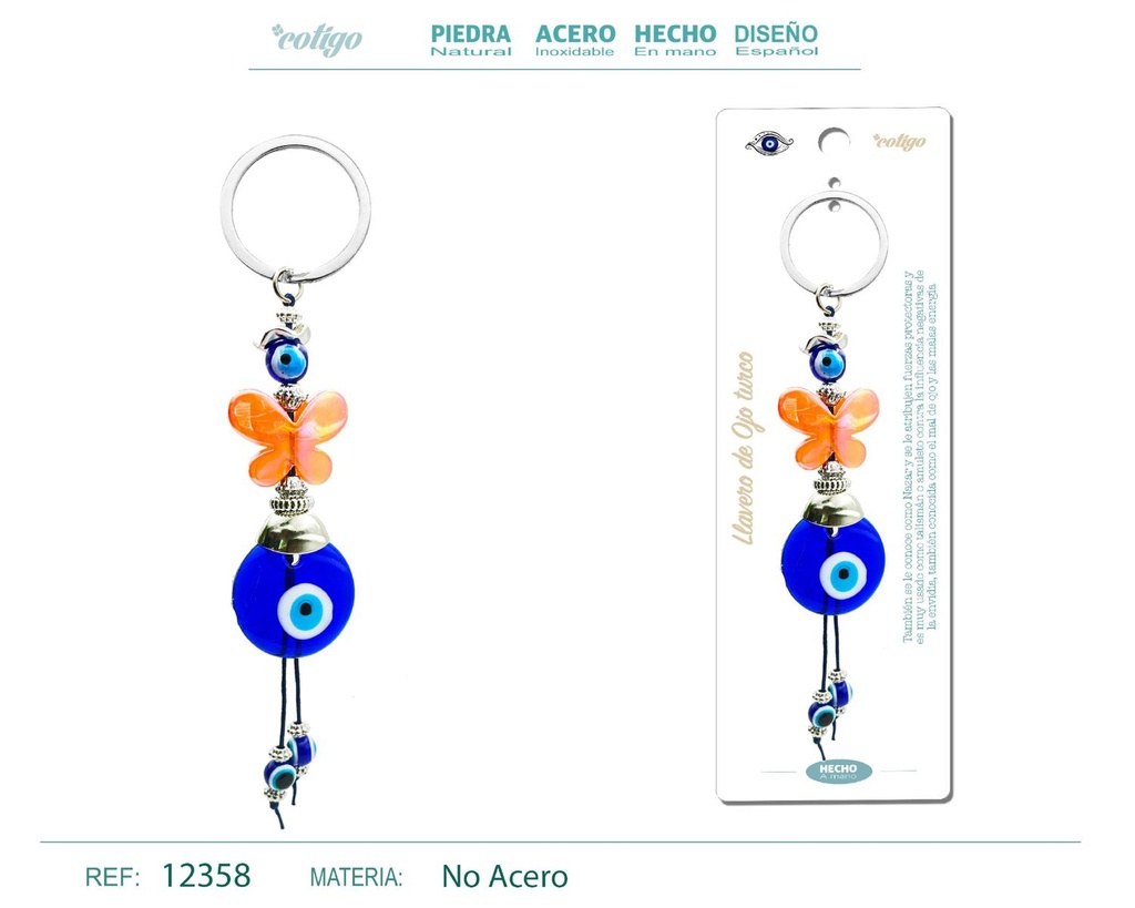 Llavero de ojo turco - Amuletos y protección