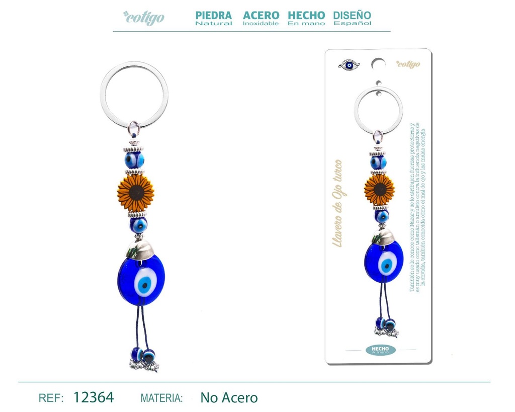 Llavero de ojo turco - Amuletos y protección