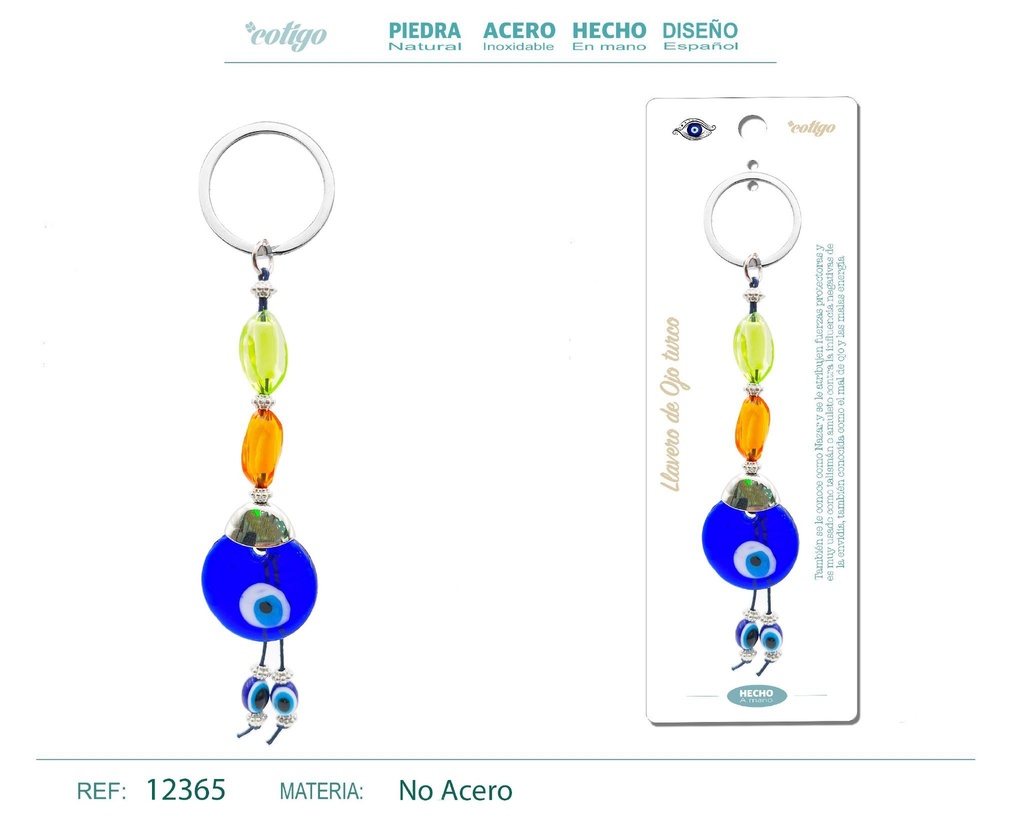 Llavero de ojo turco - Accesorios y llaveros