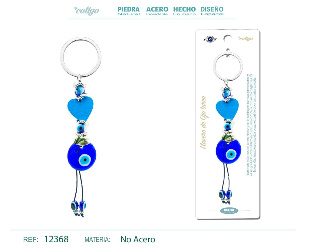 Llavero de ojo turco - Amuletos y protección