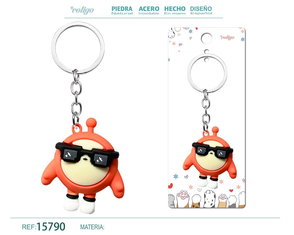 Llavero de dibujos animados - Accesorios divertidos y coleccionables