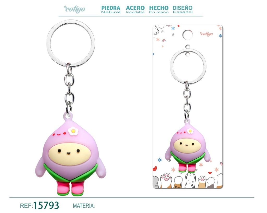 Llavero de dibujos animados - Accesorios divertidos y coleccionables
