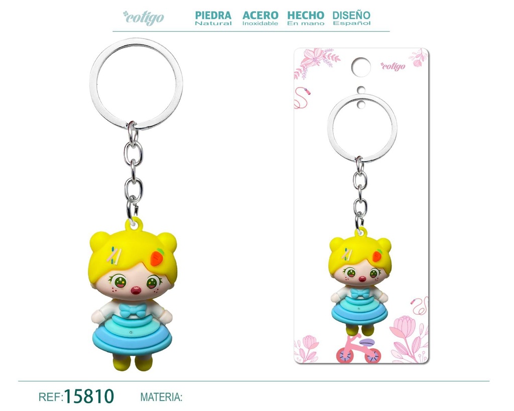Llavero de dibujos animados - Accesorios divertidos y coleccionables