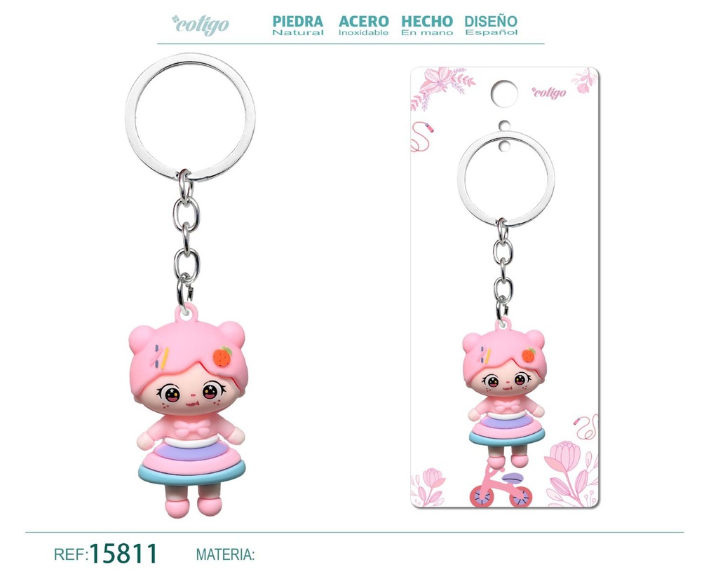 Llavero de dibujos animados - Accesorios divertidos y coleccionables