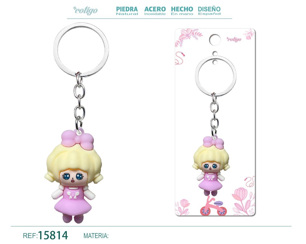 Llavero de dibujos animados - Accesorios divertidos y coleccionables
