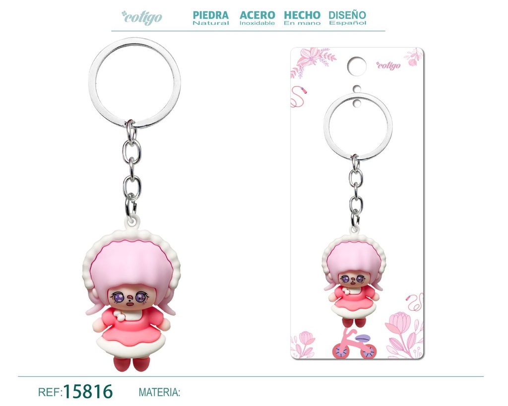 Llavero de dibujos animados - Accesorios divertidos y coleccionables