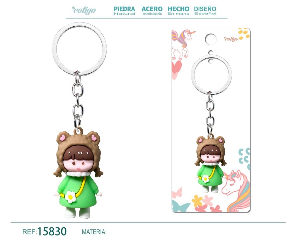 Llavero de dibujos animados - Accesorios divertidos y coleccionables