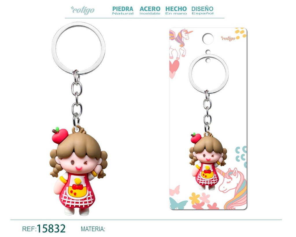 Llavero de dibujos animados - Accesorios divertidos y coleccionables