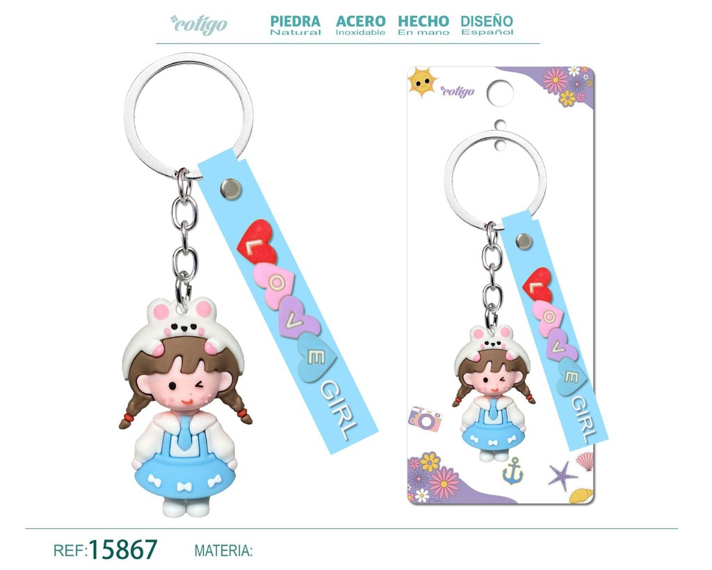 Llavero San José Obrero - Accesorios de fe y suministros religiosos