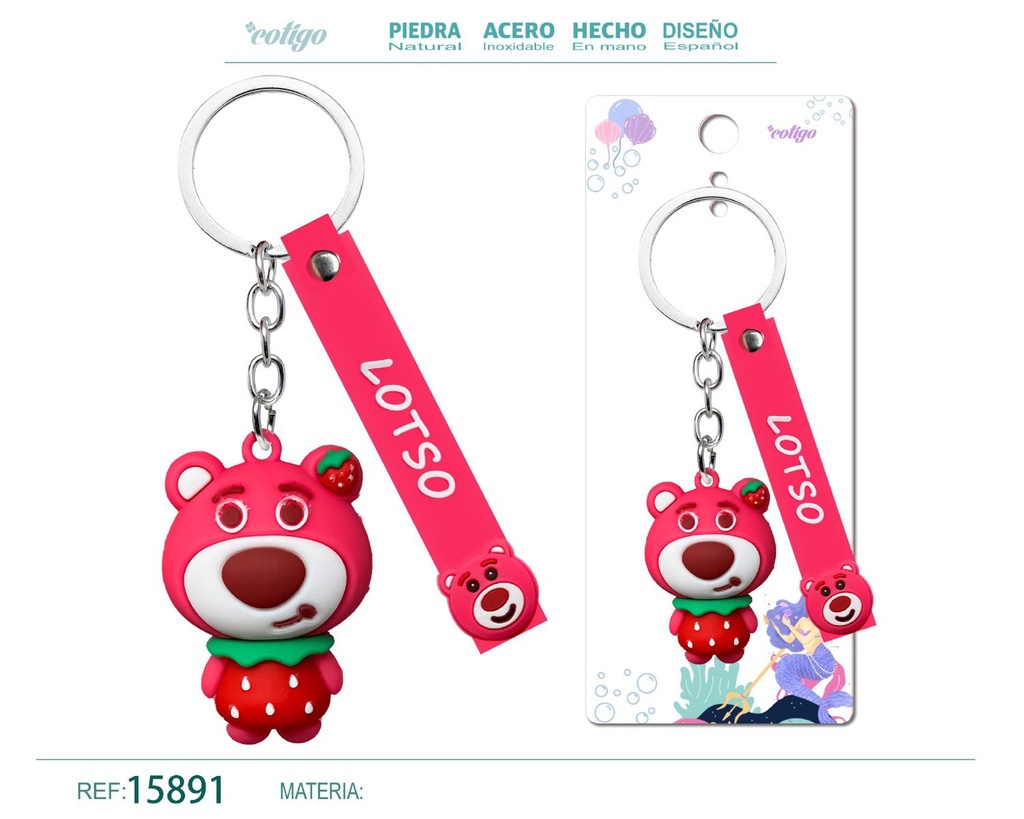 Llavero Virgen de la Milagrosa de acero inoxidable - Accesorios religiosos y de estilo
