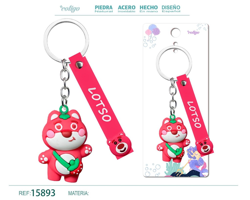 Llavero de dibujos animados - Accesorios y llaveros divertidos