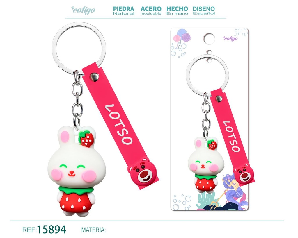 Llavero de dibujos animados - Accesorios y llaveros divertidos
