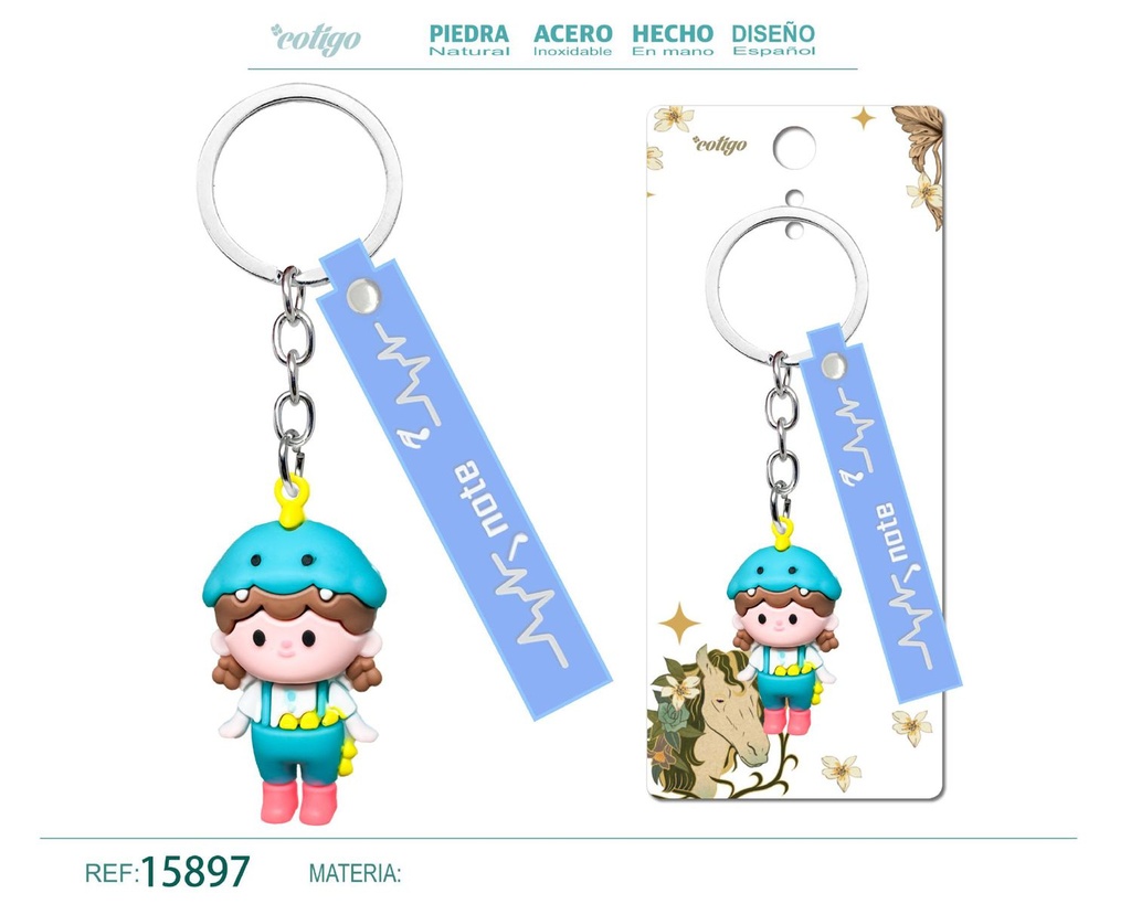 Llavero de dibujos animados - Accesorios y llaveros divertidos
