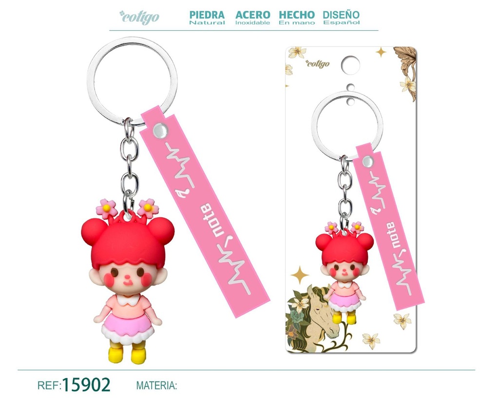 Llavero de dibujos animados - Accesorios y llaveros divertidos
