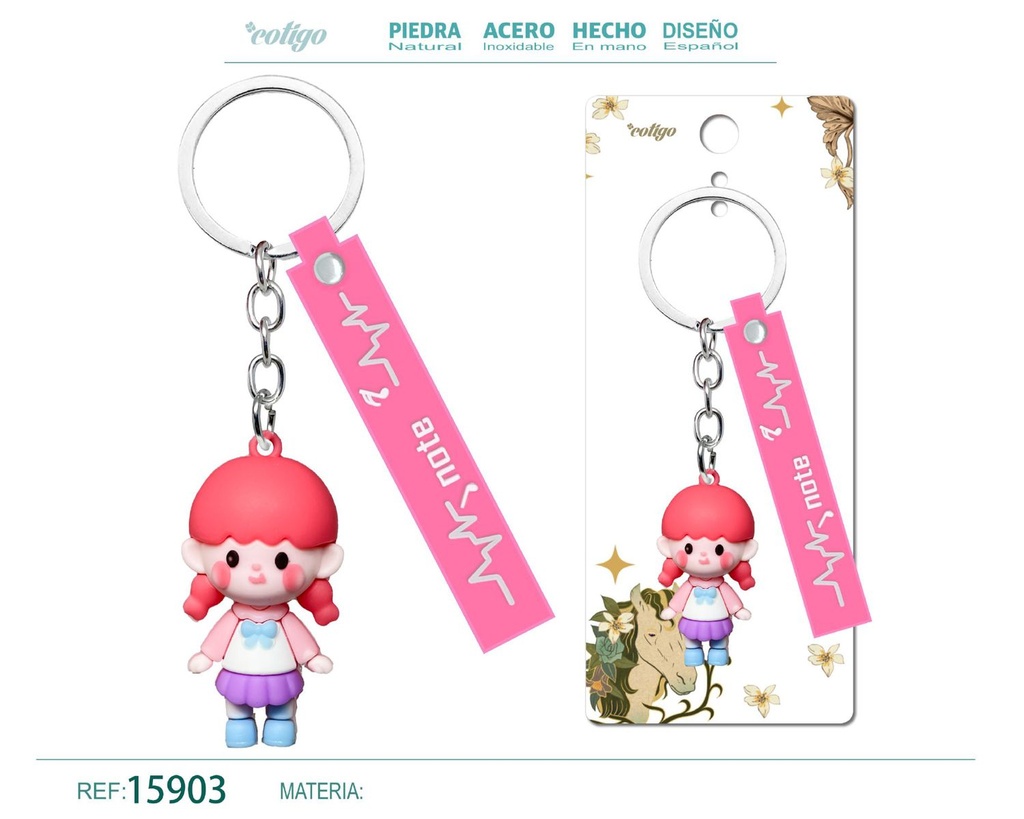 Llavero de dibujos animados - Accesorios y llaveros divertidos
