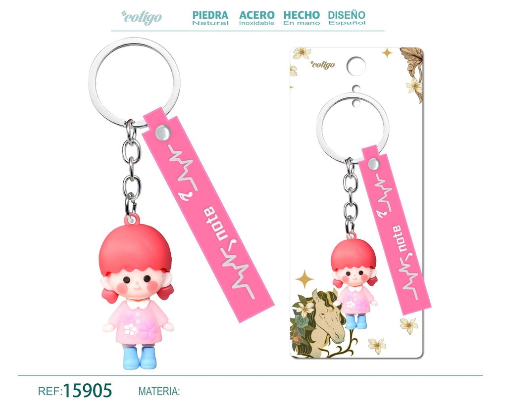 Llavero de dibujos animados - Accesorios y llaveros divertidos