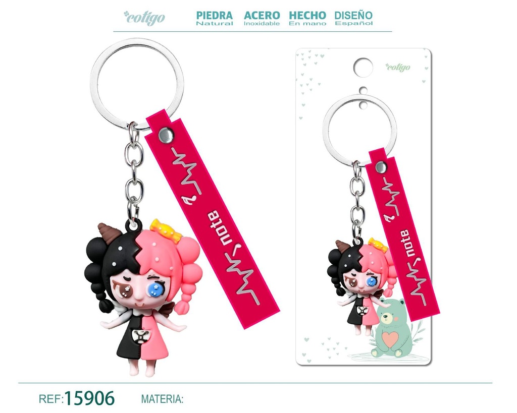 Llavero de dibujos animados - Accesorios y llaveros divertidos