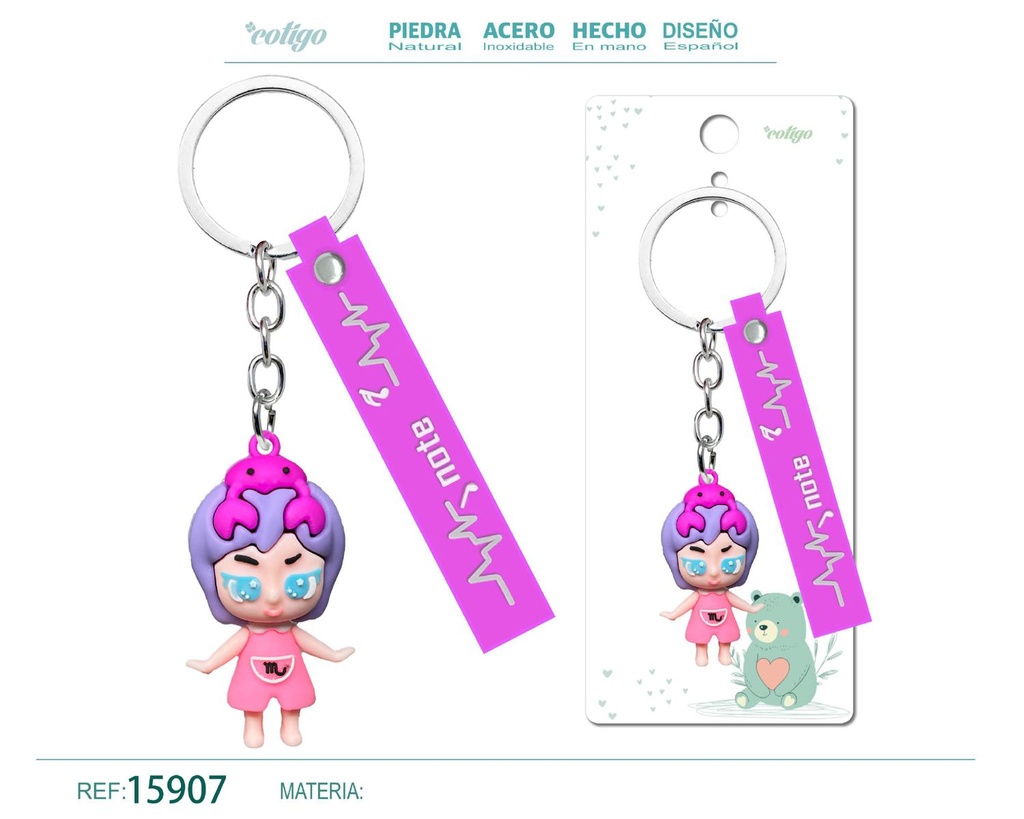 Llavero de dibujos animados - Accesorios y llaveros divertidos