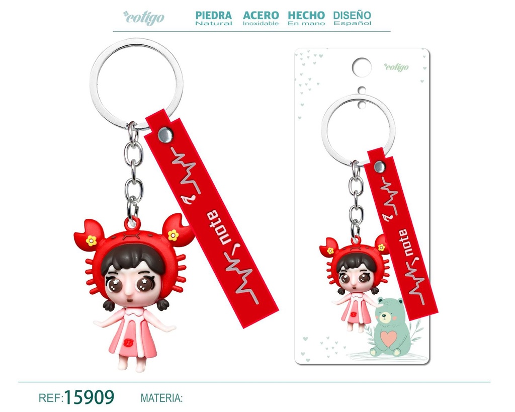 Llavero de dibujos animados - Accesorios y llaveros divertidos
