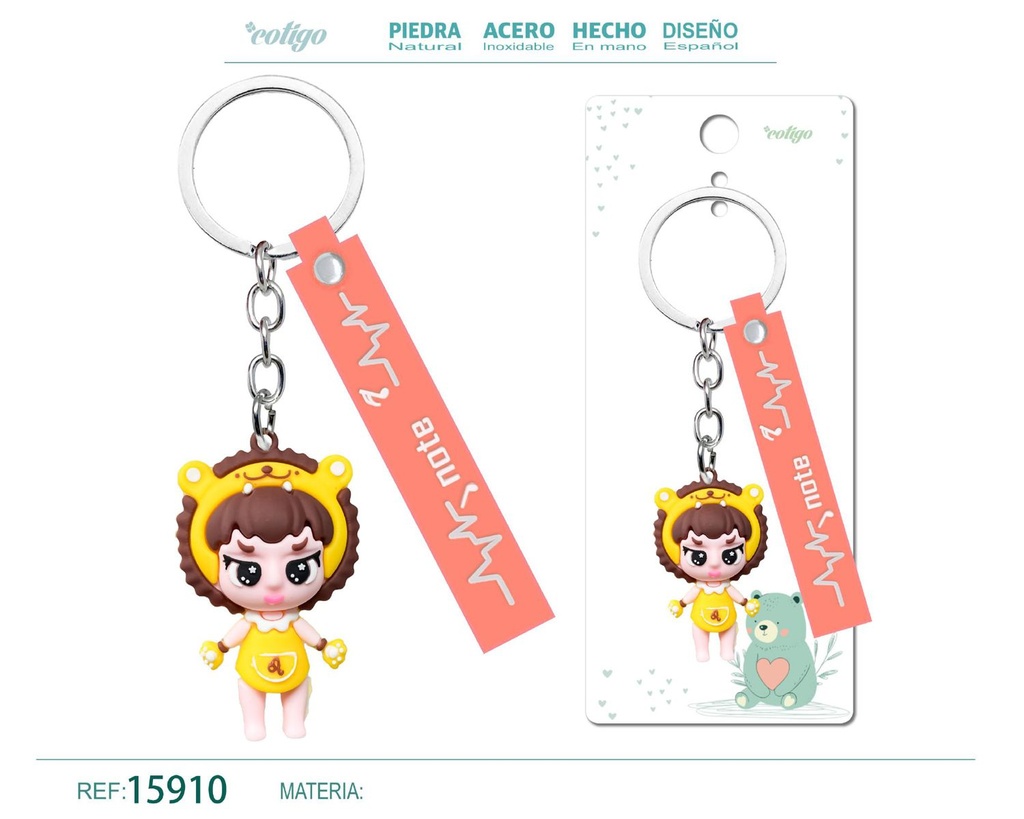 Llavero de dibujos animados - Accesorios y llaveros divertidos