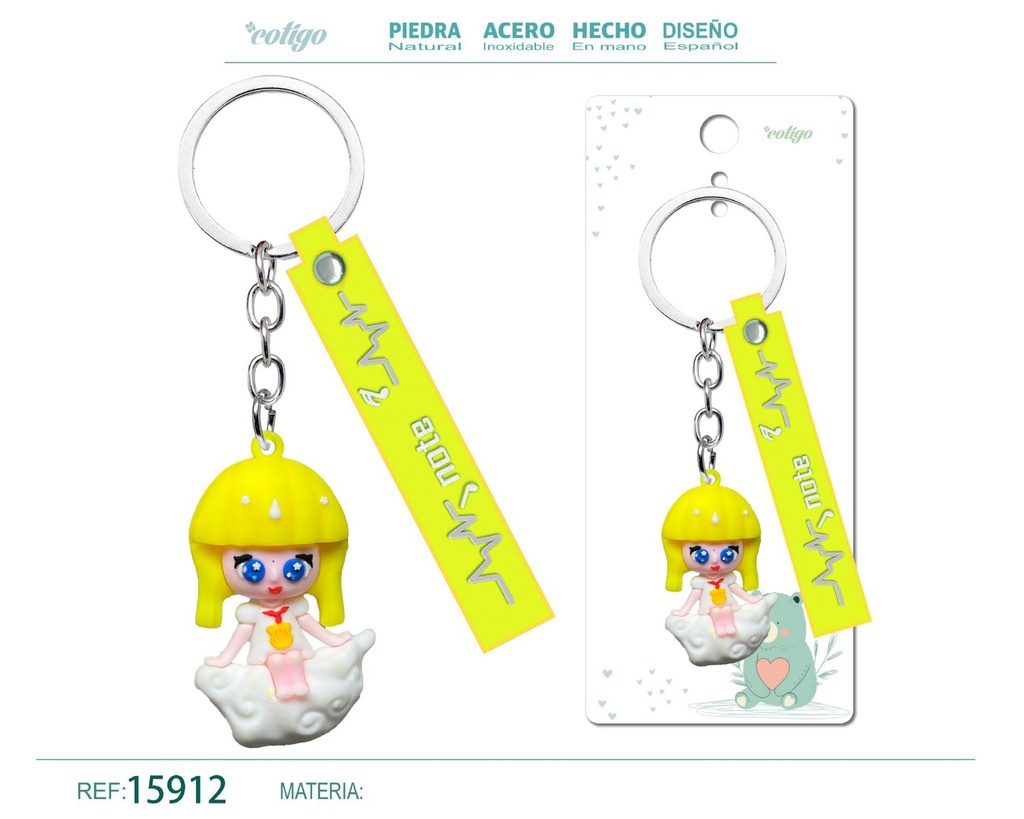 Llavero de dibujos animados - Accesorios y llaveros divertidos