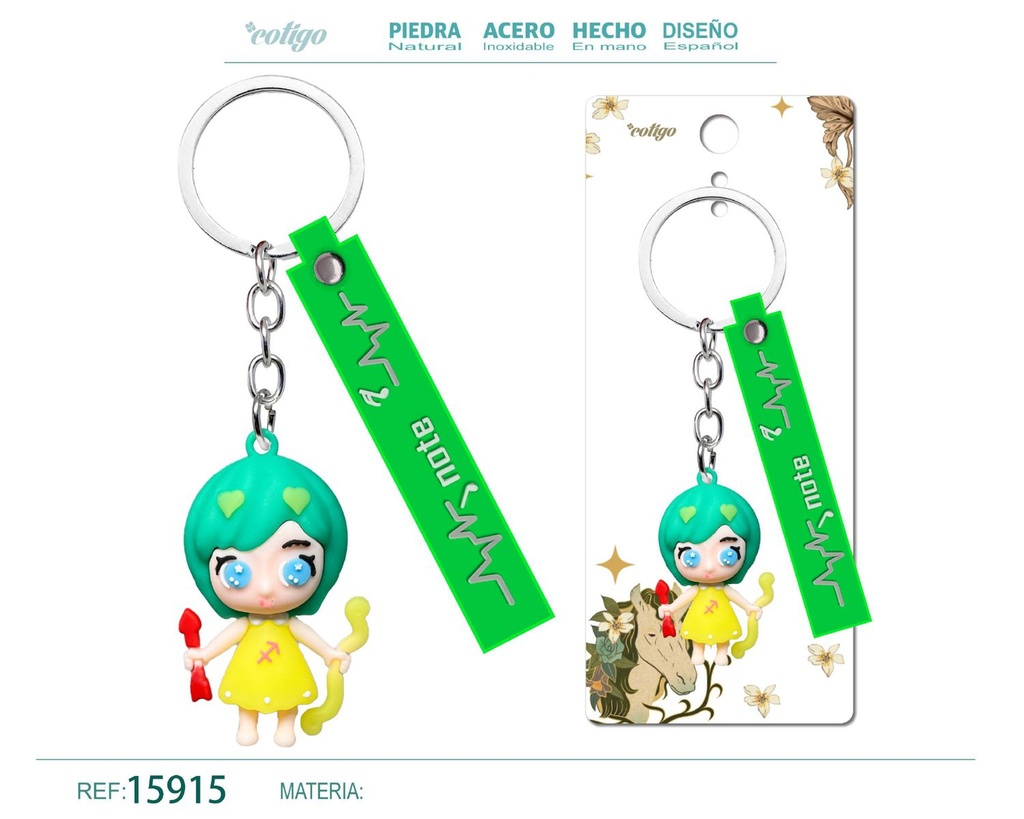 Llavero de dibujos animados - Accesorios y llaveros divertidos